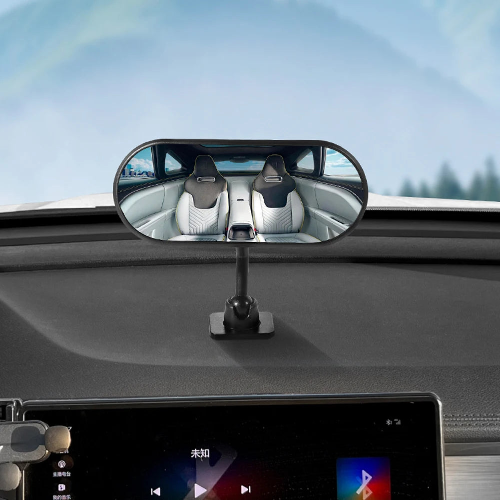Universal Car Rearview Mirror 360 Degree Adjustable Back Seat Baby Monitor Automotor Kids Safety Blind Spot Observation Mirrors