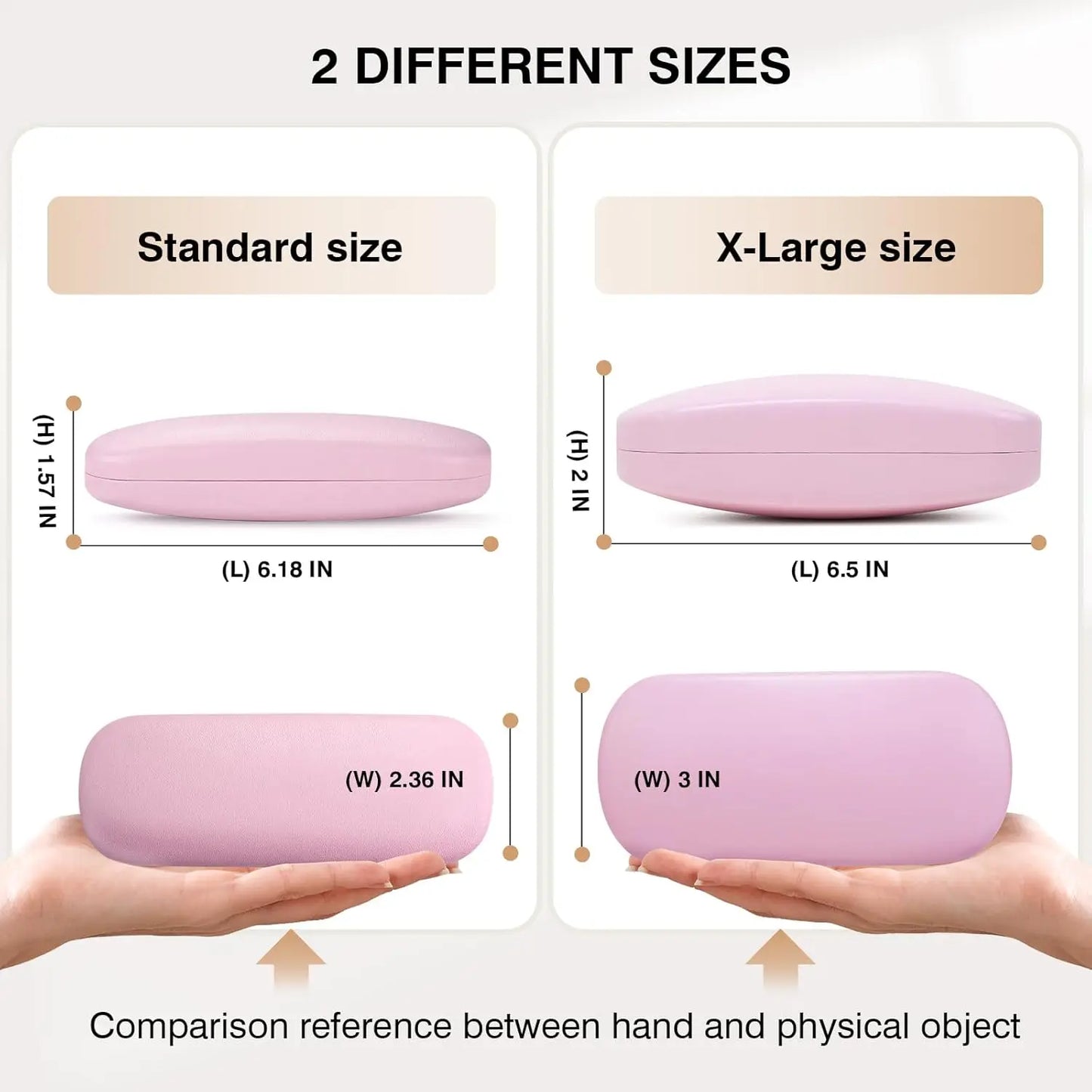 Glasses Case Hard Shell Leather Glasses Case Sunglasses Glasses Case