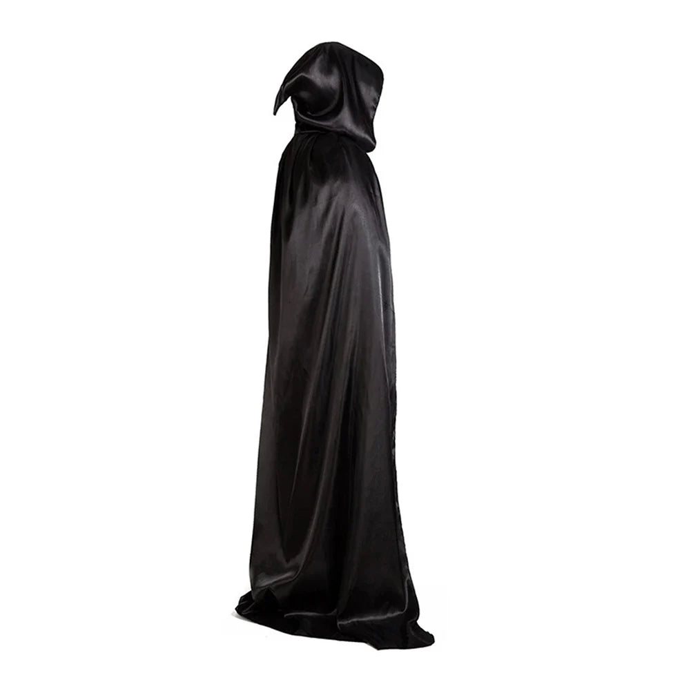Halloween Capes Robe Long Hooded Halloween Costume Cloak Devil Demon Performance Costume for Children Adult for Halloween Party