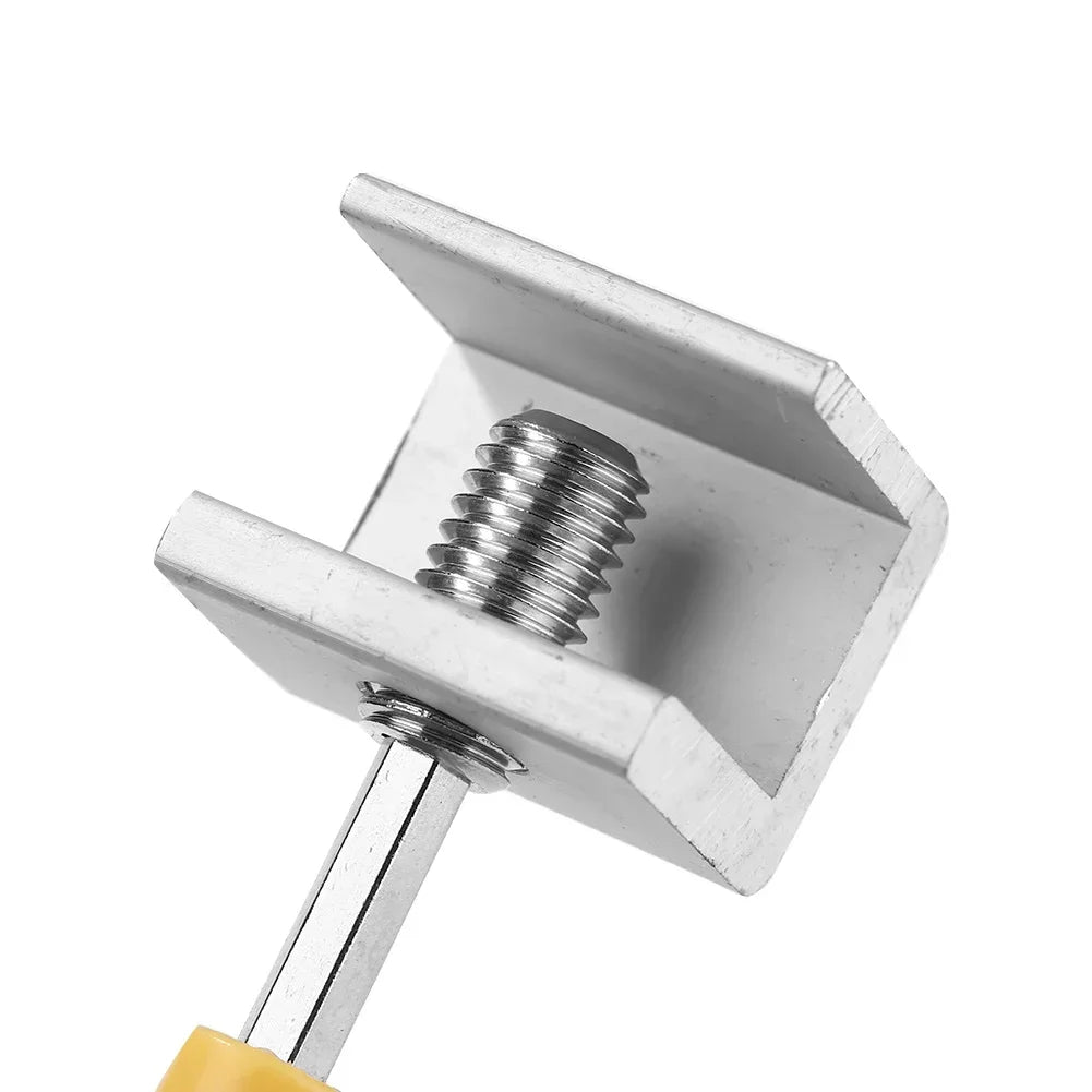 10-1Pcs Aluminum Alloy Window Lock Stopper Sliding Window Anti-theft lock Window Sliding Door Baby Kids Child Safety Doors Lock