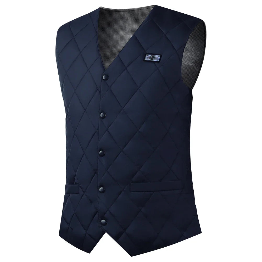 16 Areas Heated Vest USB Infrared Heating Vest Jacket Unisex Winter Electric Heated Vest Outdoor Sports Hiking Oversized M-6XL