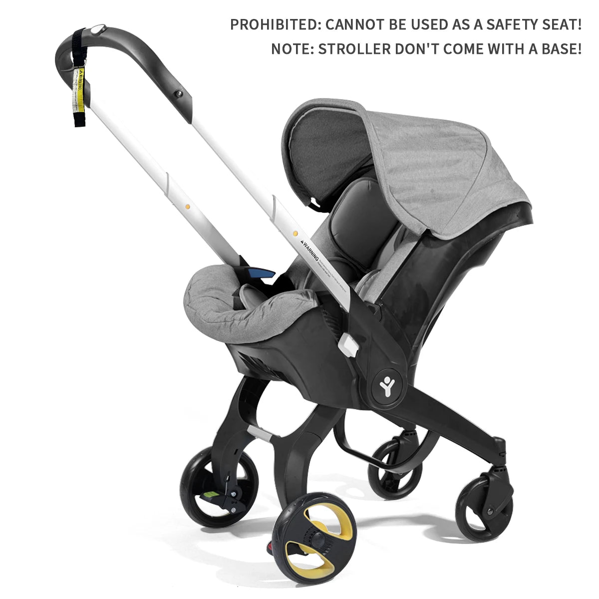 Four-wheel baby stroller, adjustable handle, folding stroller for newborns, outdoor travel camping vehicle, festival gift