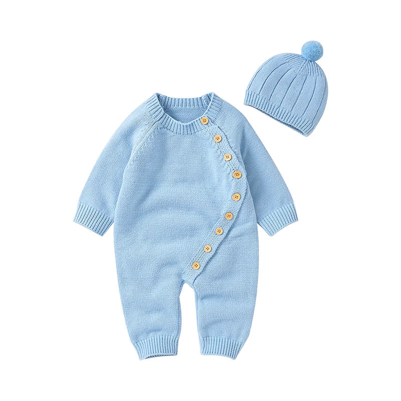 Infant Cable Knit Sweater Set Cozy V-Neck Pullover with Matching Pants and Booties for Baby Boy or Girl