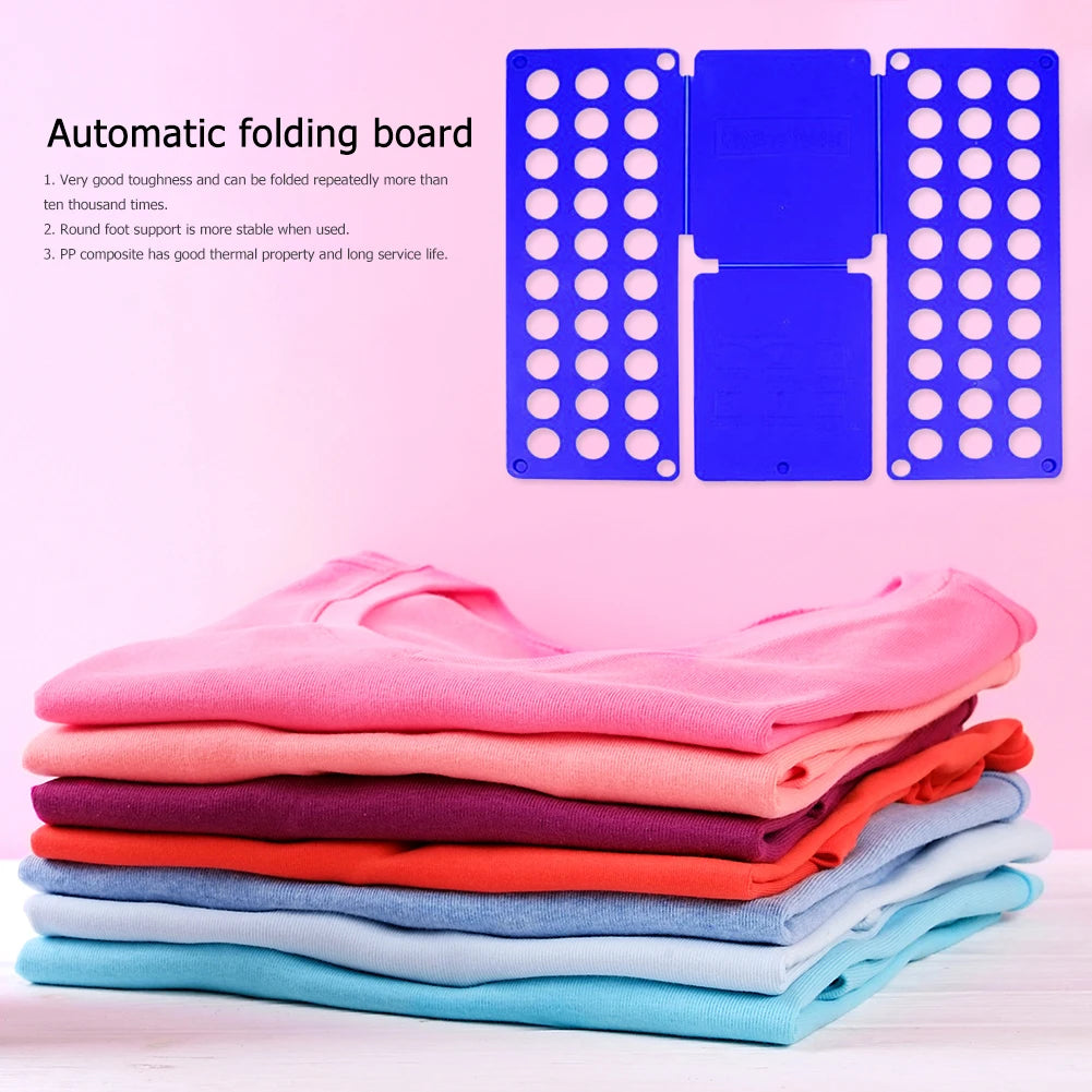 Plastic Shirt Folder  Kids Shirt Folding Board Easy and Fast Laundry Organizer Home Storage Tool for Kid Children