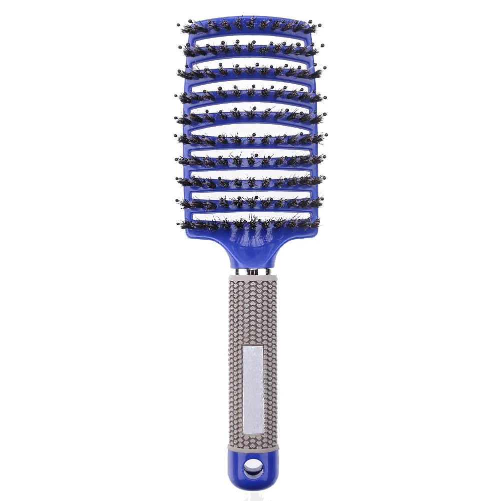Straight Curly Hair Styling Brush Portable Hair Brush Hairdressing Styling Tools Gentle Straighten for Hair Style