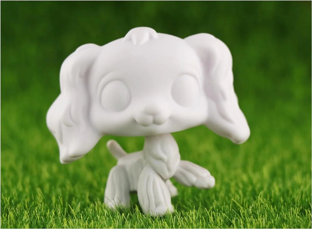 White Base Pet,Lovely Shorthair Cat Collie Husky Action Figure Boys Girls Kids Xmas Gift Best Gift(Click on the option you want)