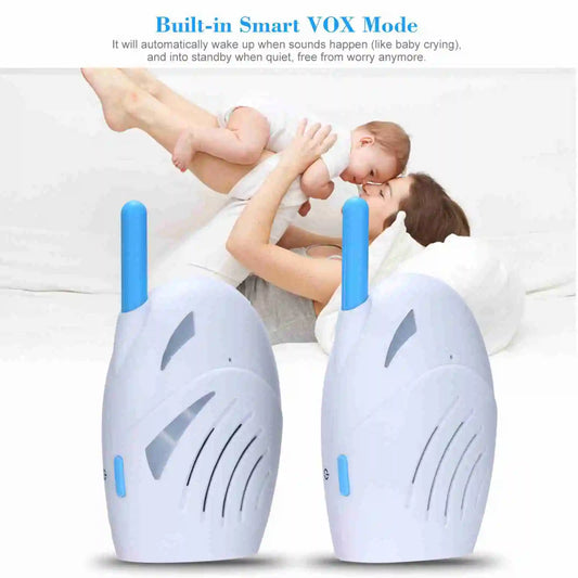Baby Detectophone 2.4GHz Wireless 2 Way Intercom Crying Sound Alarm Child Detectophone for Home Two-way Radio